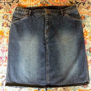 Y2K Denim Jean Skirt